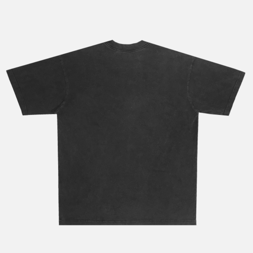Savage Puss™ vintage black premium fabric T-shirt